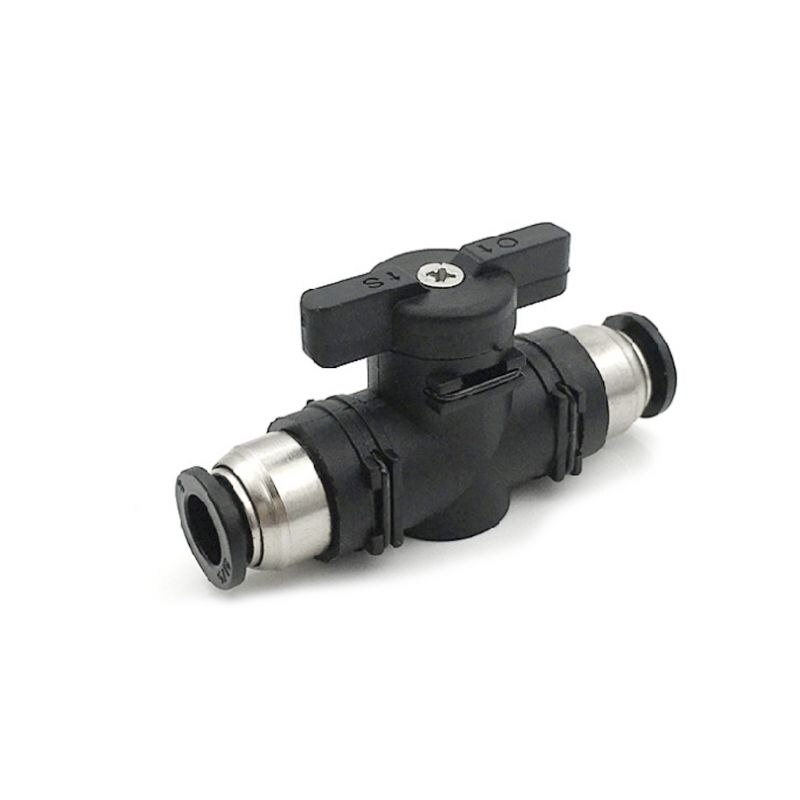 8mm Pneumatic Push Quick Joint Connector BUC Hand Valve Switch Plastic Adapter Air Line Tube Fittings