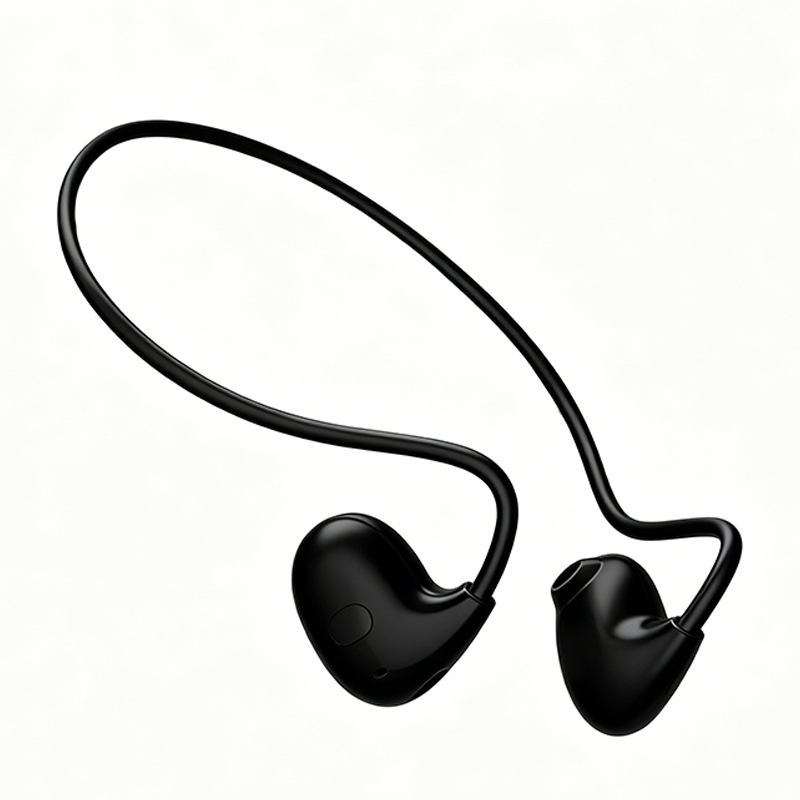Vv4- korvakuuloketta bluetooth 5.3 langattomat urheilukuulokkeet korvakoukulla juoksuun ja ajamiseen: Musta