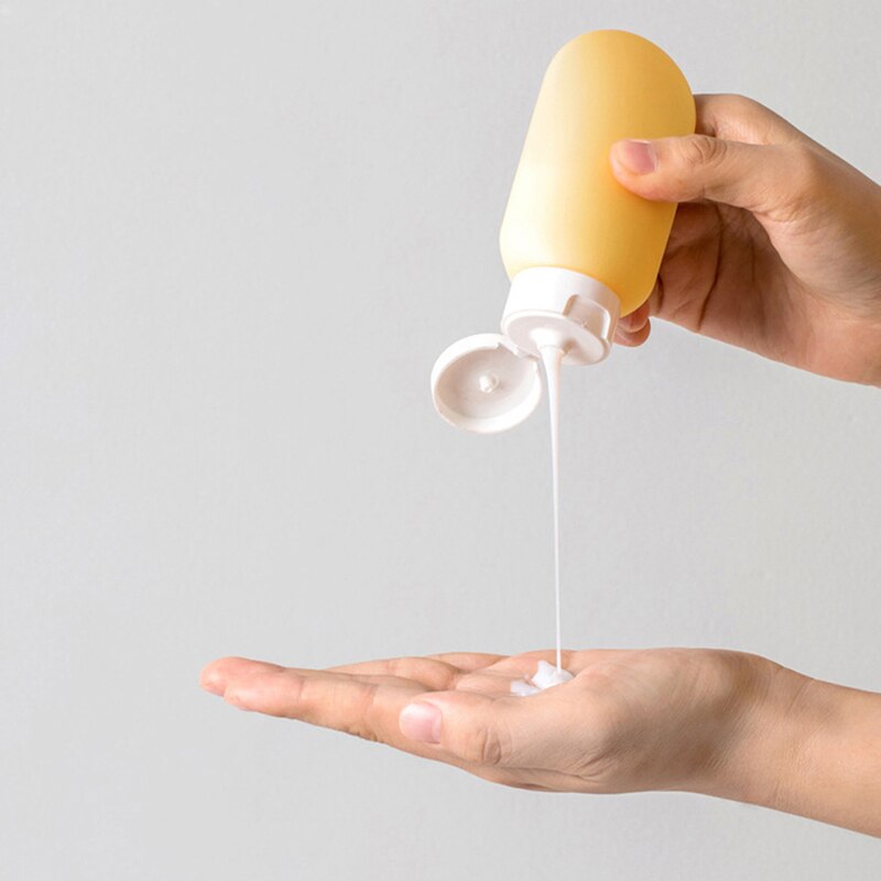 1/3 stk nordisk syle reise gjenfyllbart flaskesett bærbar essens sjampo dusjgel flasker container kan bære på flyet