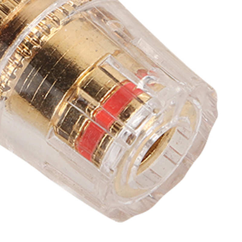 2pcs Inverter Terminal Red Black Compact Reliable Durable Stable Conductivity Easy Replaceable Electronic Accessories