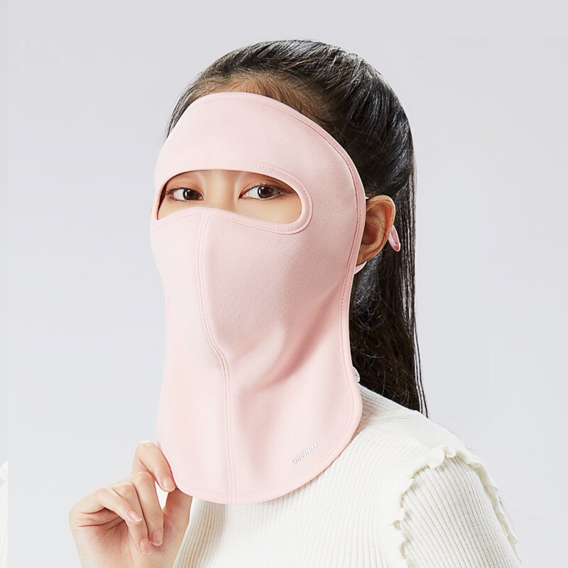 Ohsunny Winter Windproof Full Face Mask With Neck Protection Solid Color Tenel Soft Keep Warm Sunscreen Facemask For Cycling