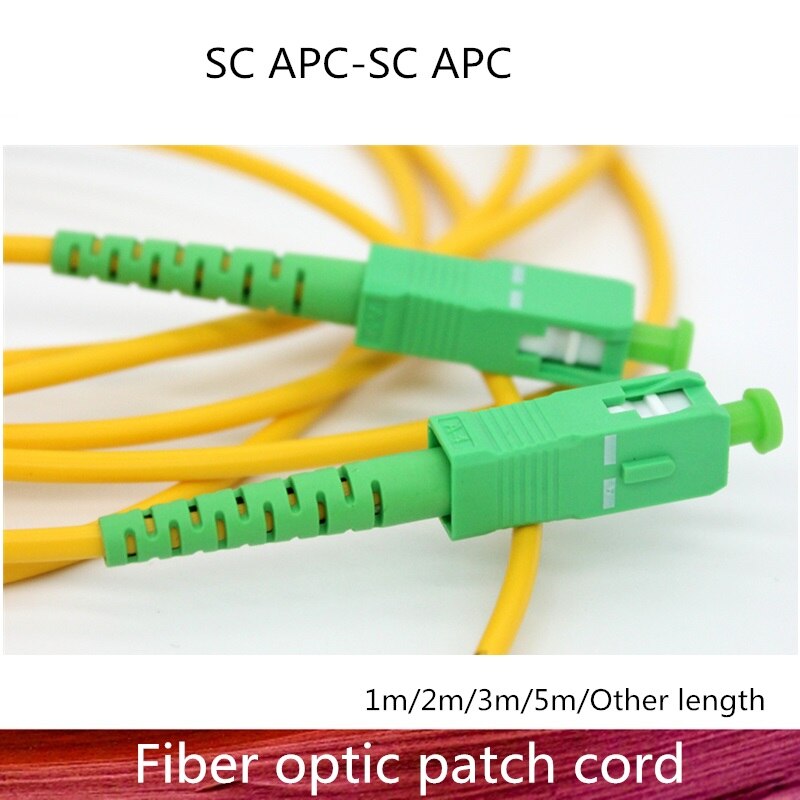 5Pcs Sc/Apc Glasvezel Patchkabel Kabel SC-SC 1/3/5/10/20/30M Jumper Single Mode Simplex 2.0Mm Optische Fiber Optic Patch Cord