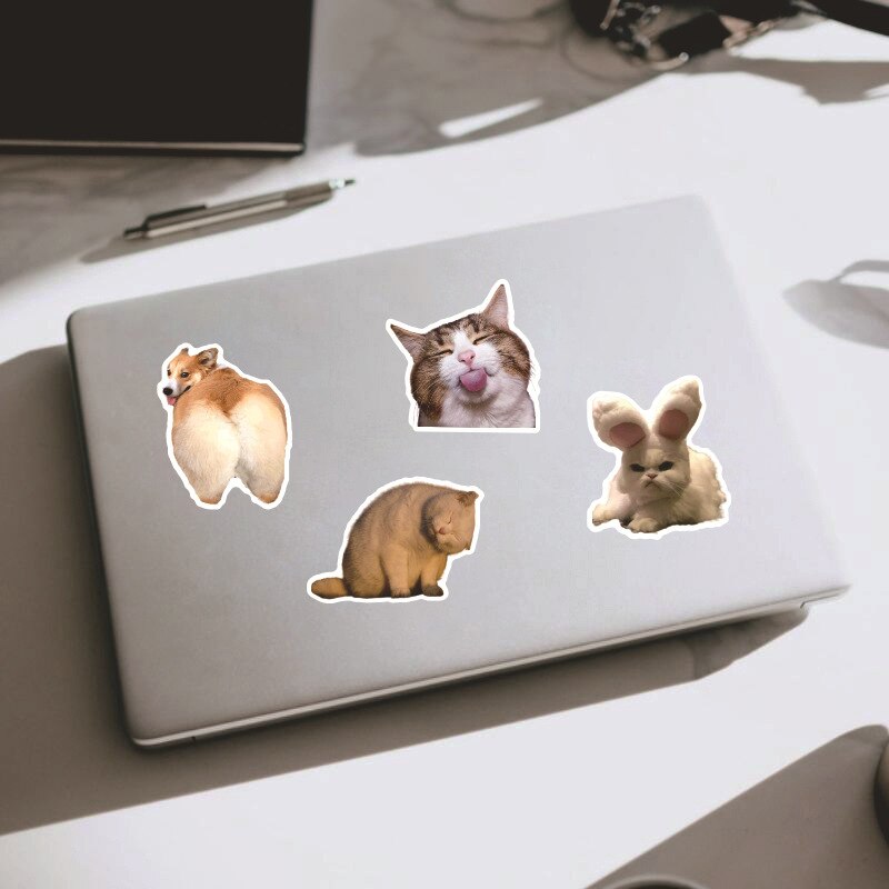 Stickers, 46 stuks Decoratieve Stickers, Waterdichte Vinyl Grappige