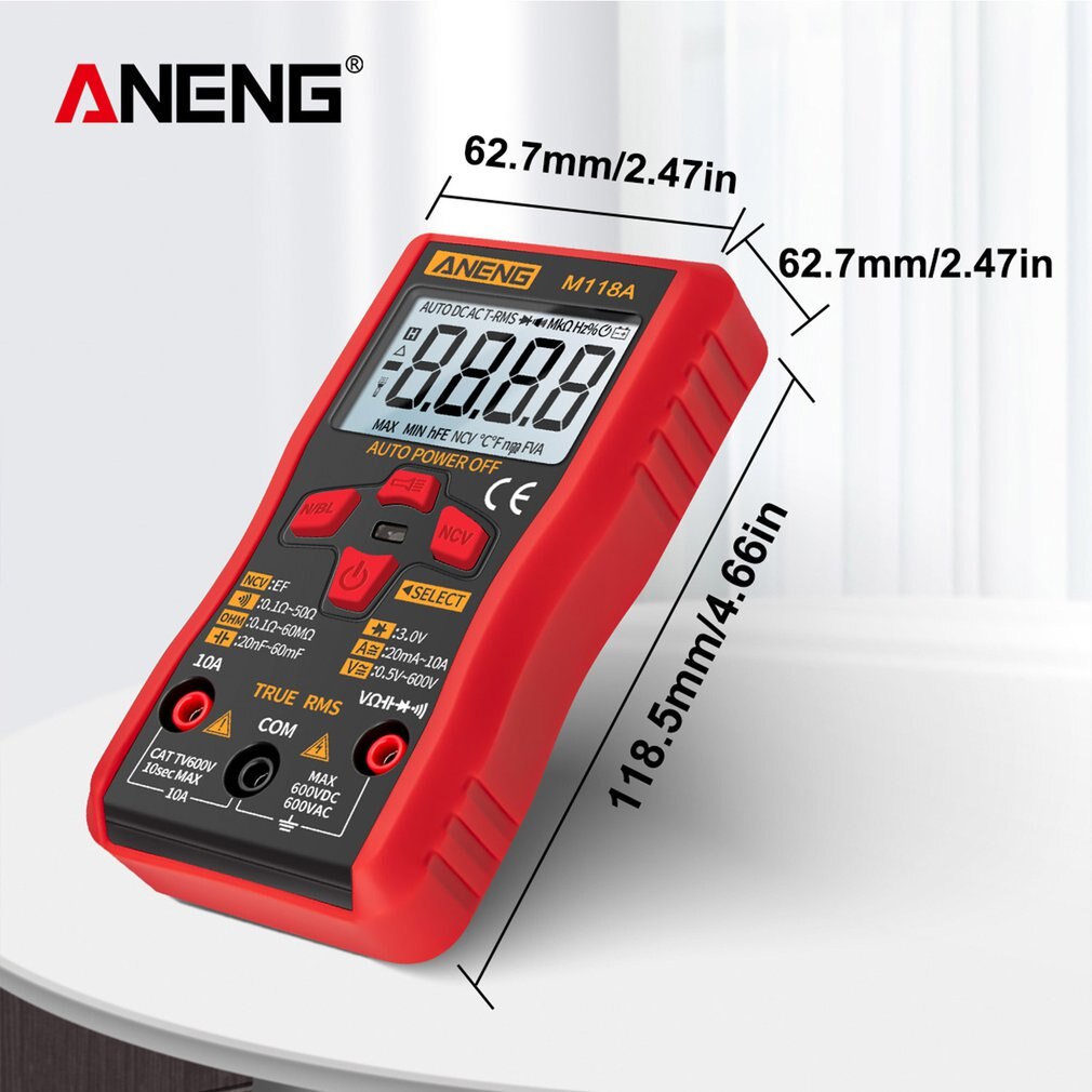 High-precision Digital Multimeter Digital Display Type Fully Automatic Multi-function High-precision Test Meter