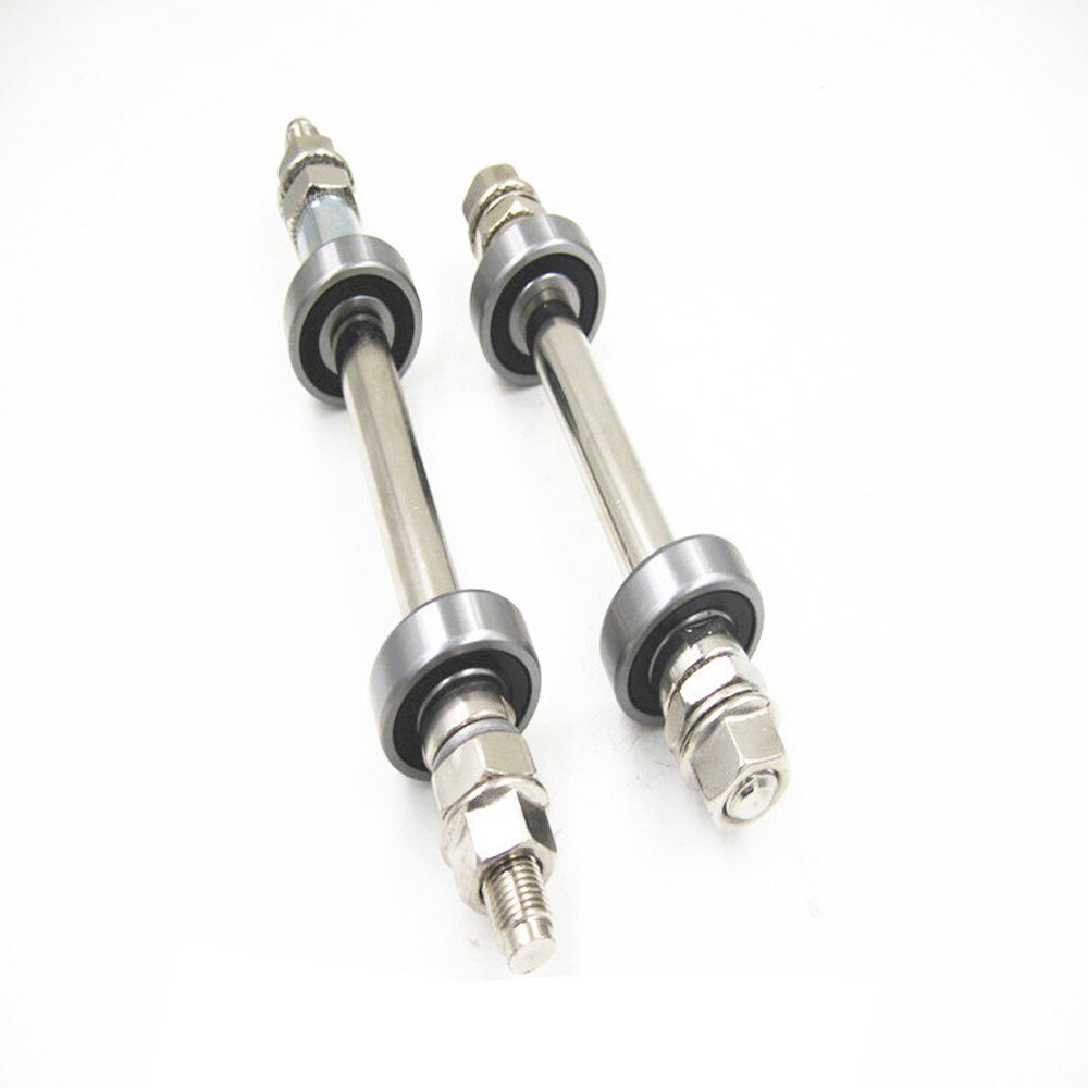 1 Pcs Bicycle Wheel Hub Front Wheel Rear Axle Mountain Bike Solid Axle Front And Rear Axle Bicycle Repair Parts