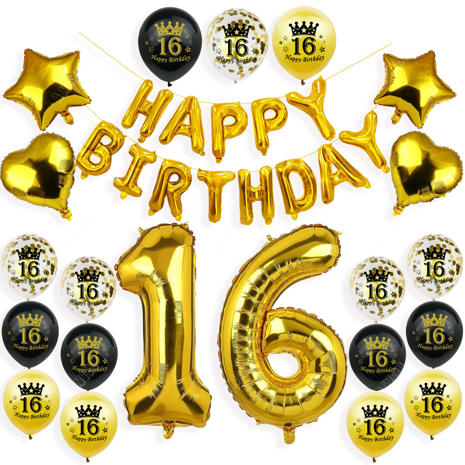 Amawill Happy 20 Birthday Balloons Rose Gold Theme Number 20th Years Old Adult Anniversary Party Decorations Man Woman Supplies: Laser