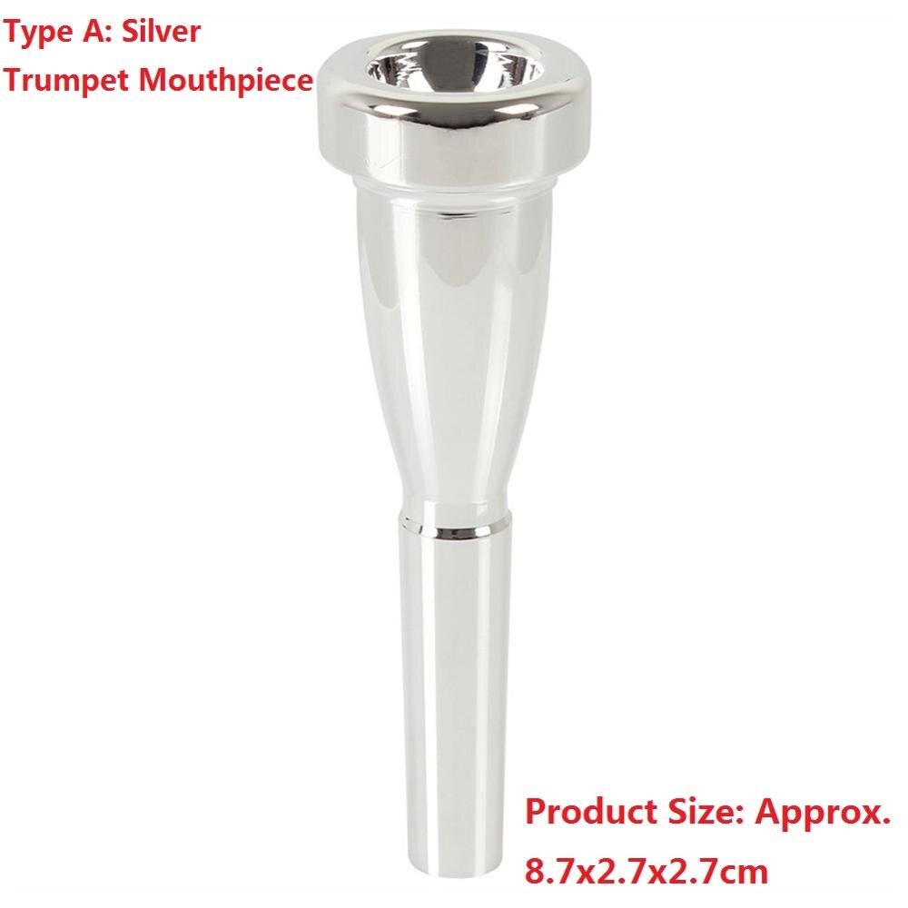 Trumpet Mouthpiece Meg 3C Size for Bach Beginner Musical Trumpet Accessories Parts or Finger Exerciser: Default Title