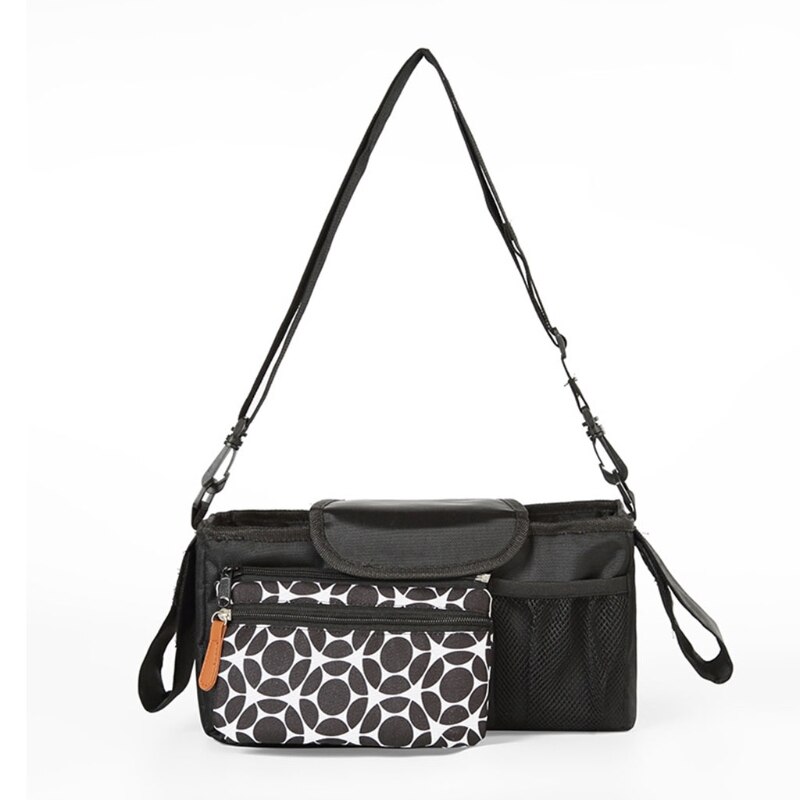 HOTUT Kinderwagen Organizer - Wasserdichte Tasche Mit Isoliertem Getränkehalter & Verstellbaren Trägern