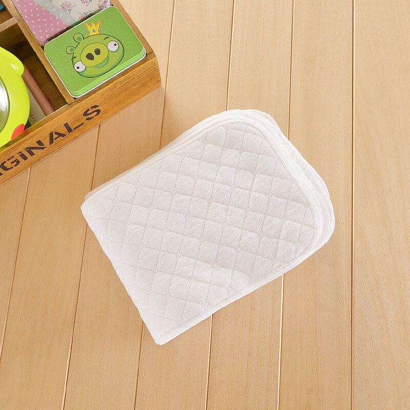 1 stücke wiederverwendbar Baby Windeln Tuch Windel Einsätze 3 Schicht Einsatz 100% Baumwolle Waschbar Baby Pflege Produkte 16x46cm