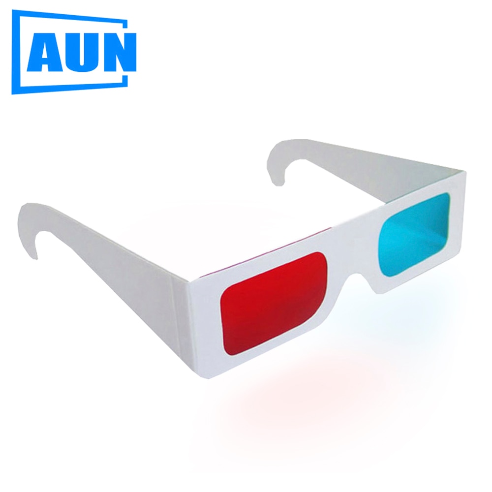 AUN Einfache Blau verrotten 3D Gläser für AUN LED Projektor