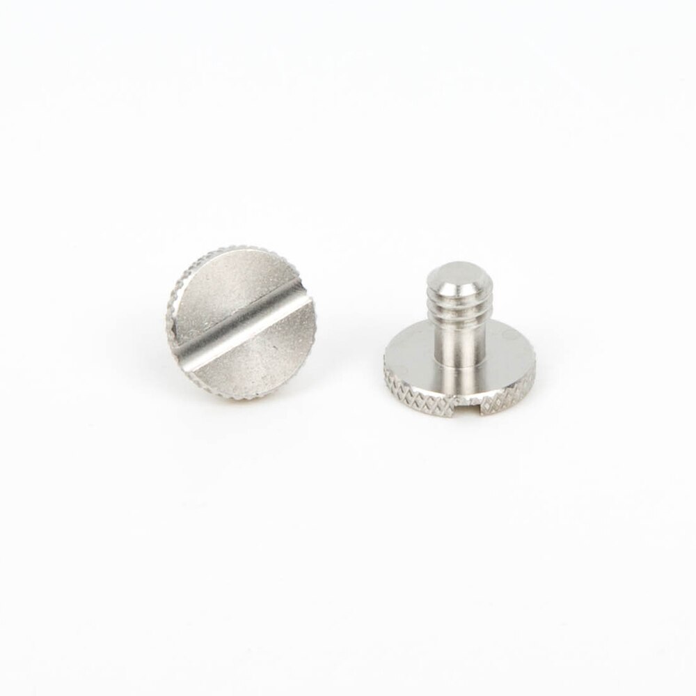 Tornillo de cámara fr Sachtler de liberación rápida, carcasa de cuero, jaula, cardán, trípode deslizante, soporte de placa de cabeza fluida QR, 5 piezas, 1/4 pulgadas