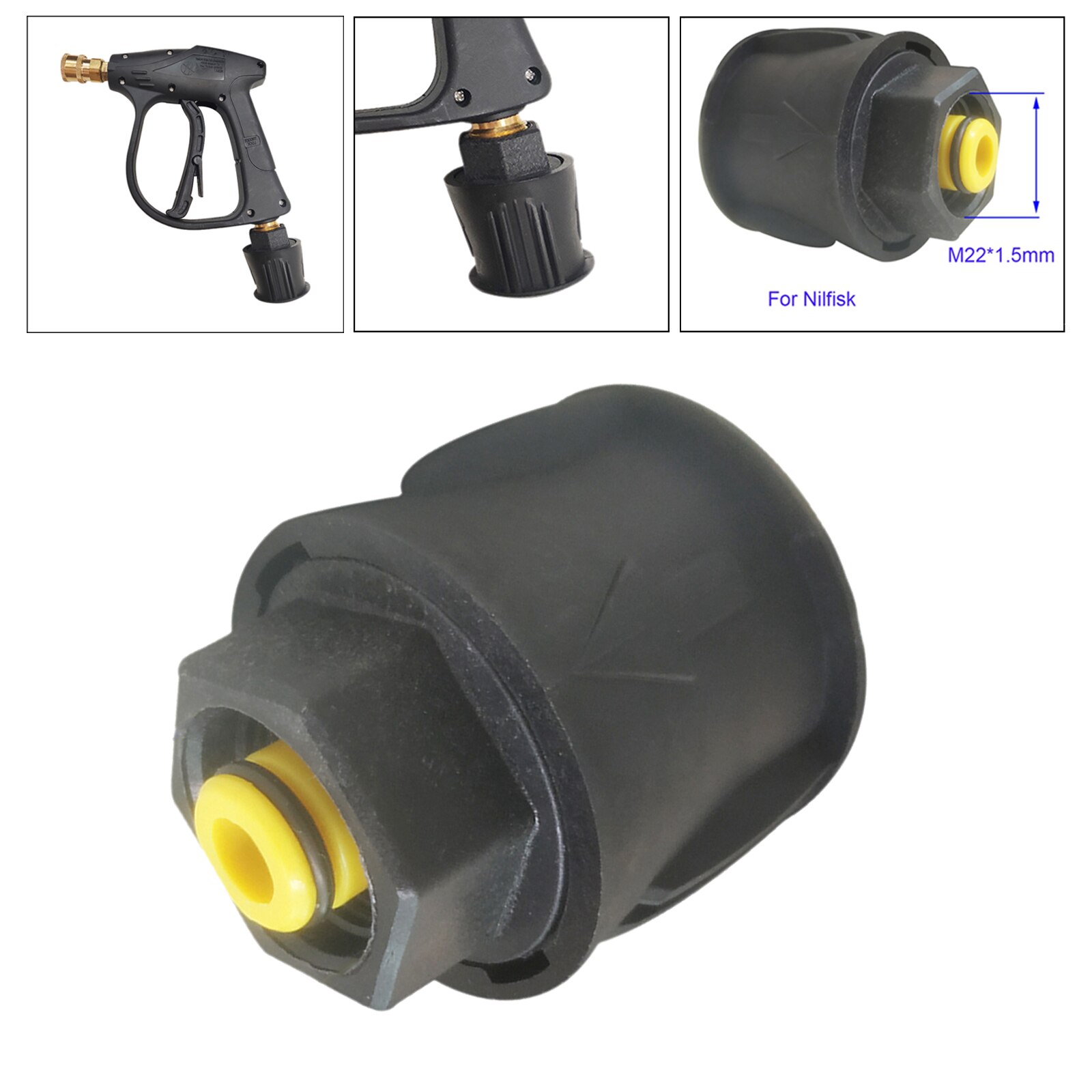 Pressure Washer Hose Adapter Connector Converter Power Washer Outlet Fitting for Nilfisk Series Washer Hose Accessories