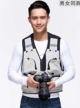 Fotografie vest reclame visserij heren canvas multi-pockets rood reporter regisseur outdoor vest: 4 / Xxl