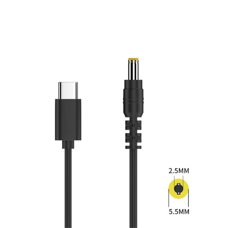 Cavo adattatore USB universale tipo C PD 9V 12V 15V DC 5.5x2.1mm 4.0x1.7mm 3.0x1.1mm cavo di alimentazione per router mini altoparlante ventola: Rosso / 0.2m