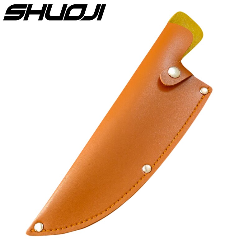 Forge Boning Knife Japanese Full Tang Handle Knife Handmade Steel Kitchen Boning Knives Chef Slicing Utility Santoku Cleaver: Knife Sheath
