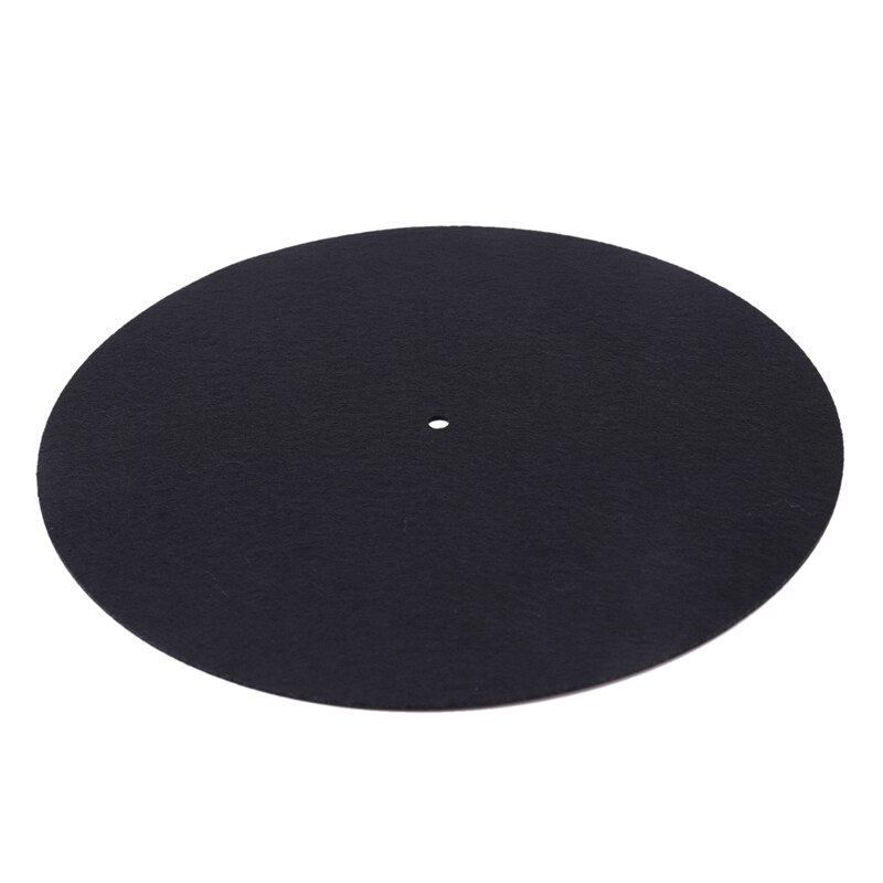 Jabs 2 stück ultradünne antistatische plattenspieler-unterlage für lps, vinyl, plattenspieler, flache, weiche matte, slipmat