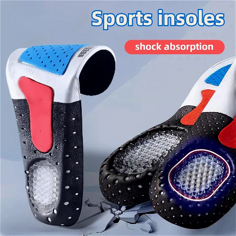 Ein Paar gepolsterte Sport-Einlegesohlen, geeignet für Sport, Wandern, reduziert Höhle Schock, geeignet für Höhle Sport!