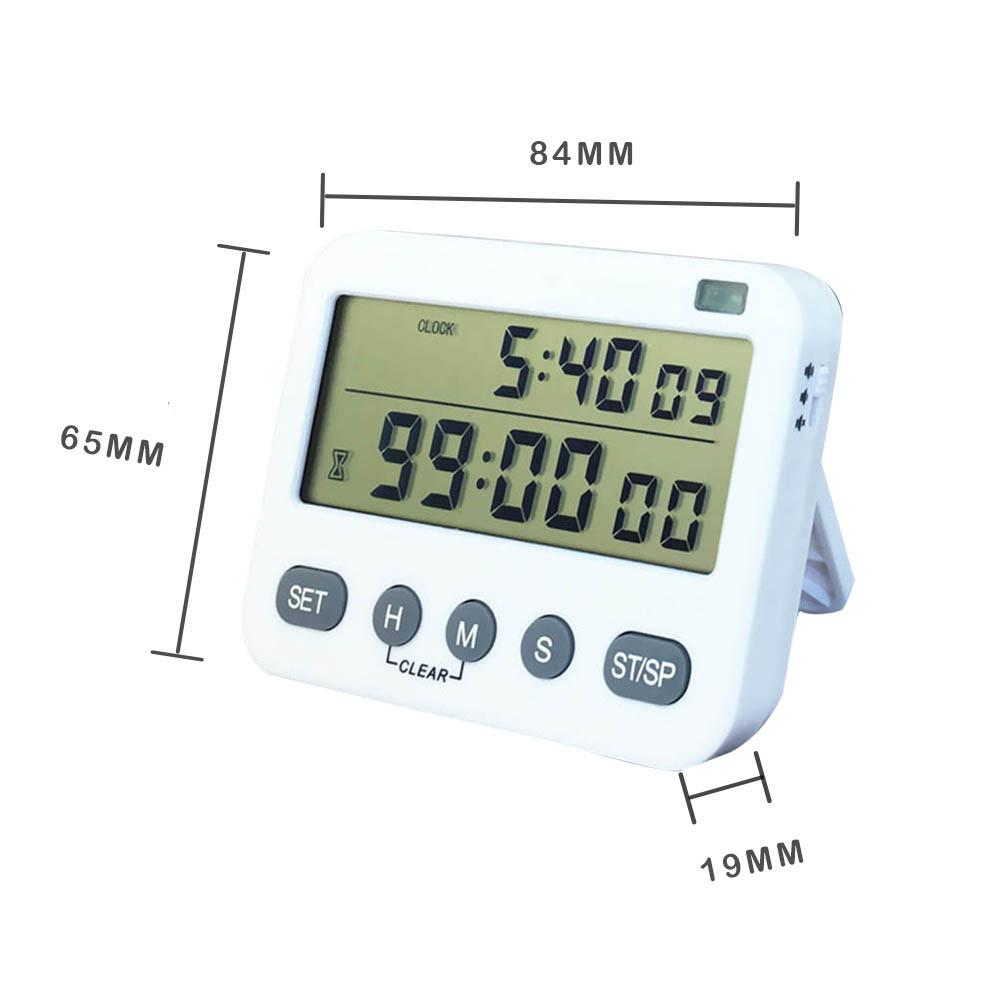 Visual Timer 60 Minute Timing Set Back Leg Stands Countdown Clock Kitchen Baking Timer For Classroom or Conference 40P