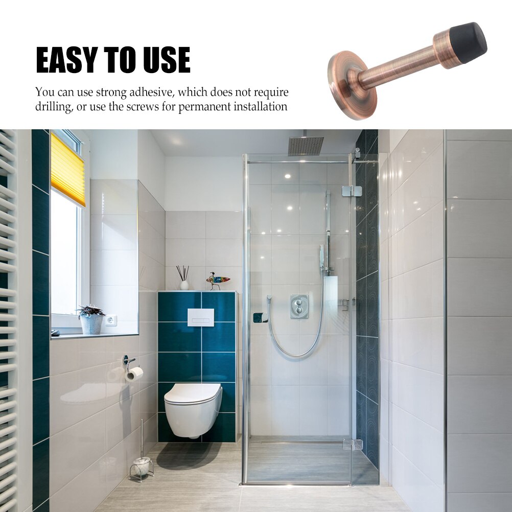 Door Stop Wall Protector Stainless Steel Door Stopper Bedroom Door Stops