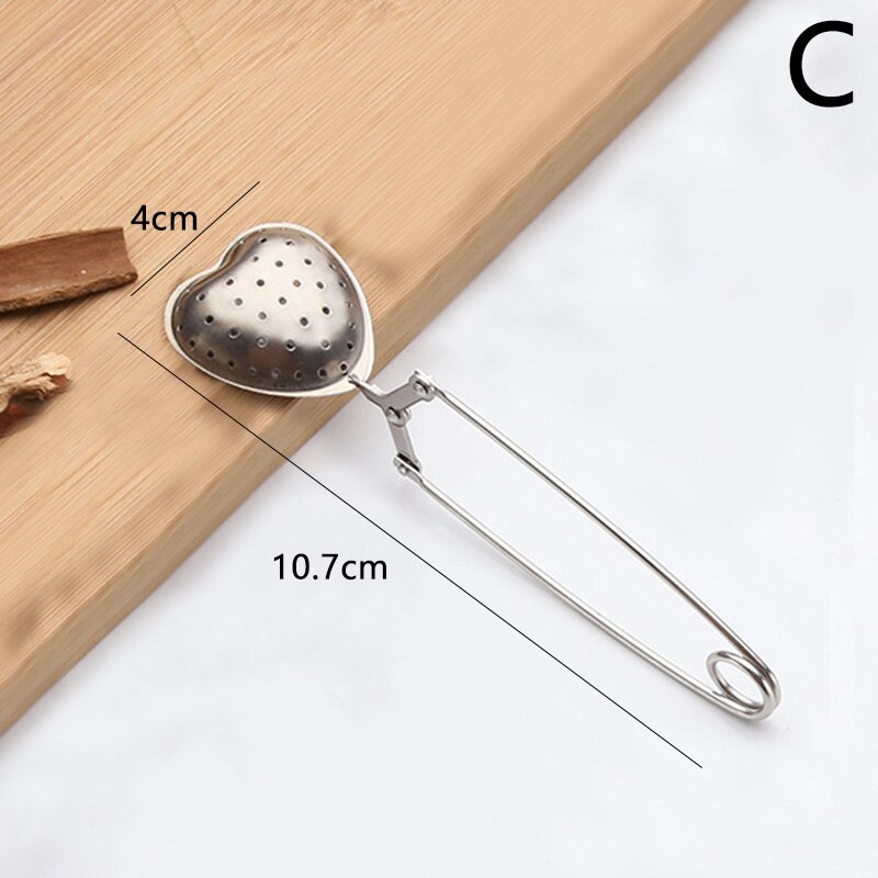 Stainless Steel Tea Infuser Mesh Reusable Tea Bag Tea Filter Tea Strainer Mug Teapot Spice Container in Soup Kitchen Gadgets: C