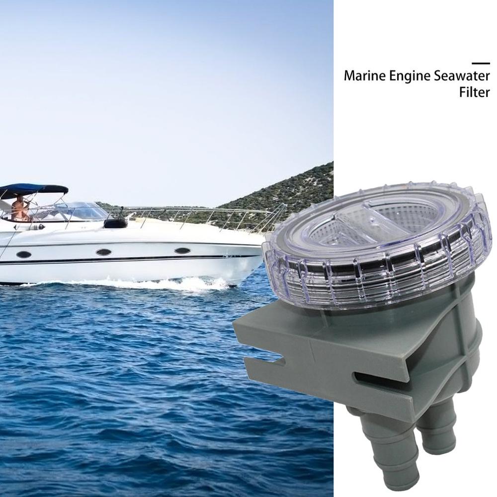 Kleine Marine Motor Zeewater Filter Afvoer Pomp Zeewater Filter Zee Water Filter