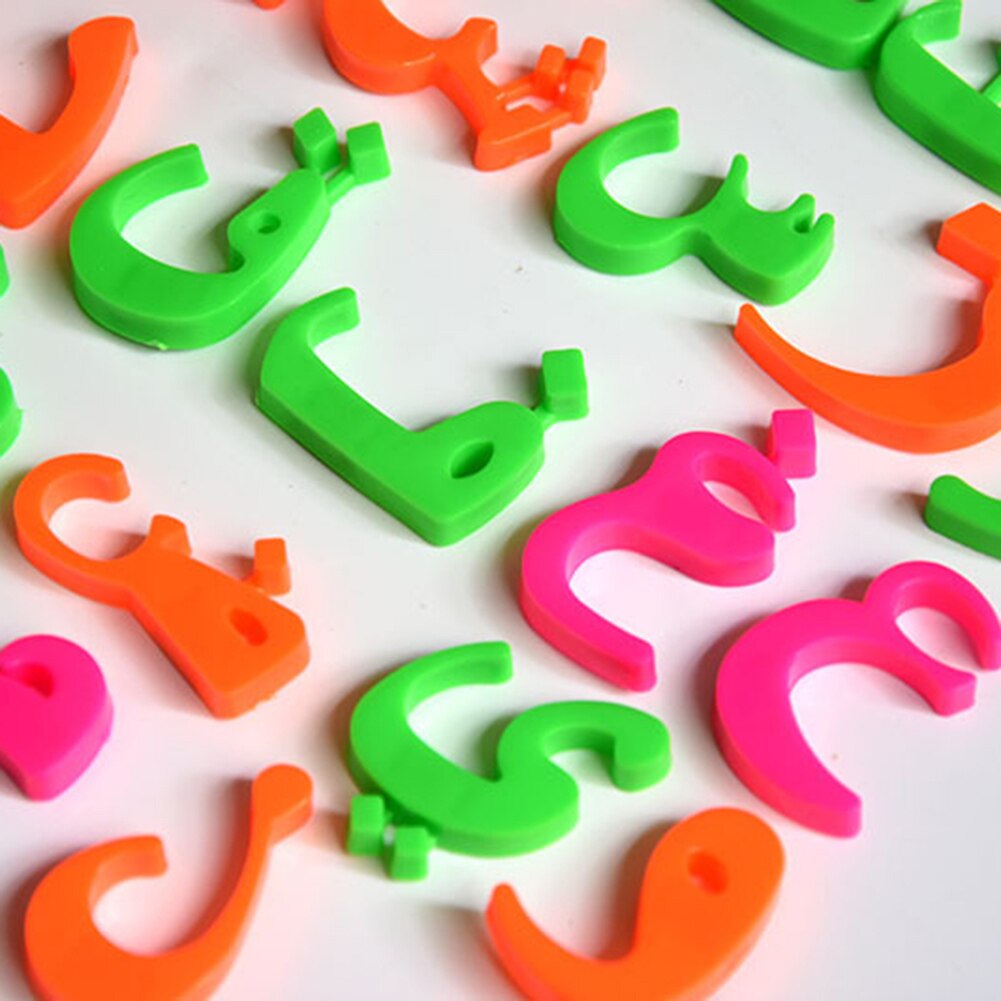 28Pcs/set Multicolor Arabic Alphabet Fridge Magnet Sticker Learning Early Education Kids Toy