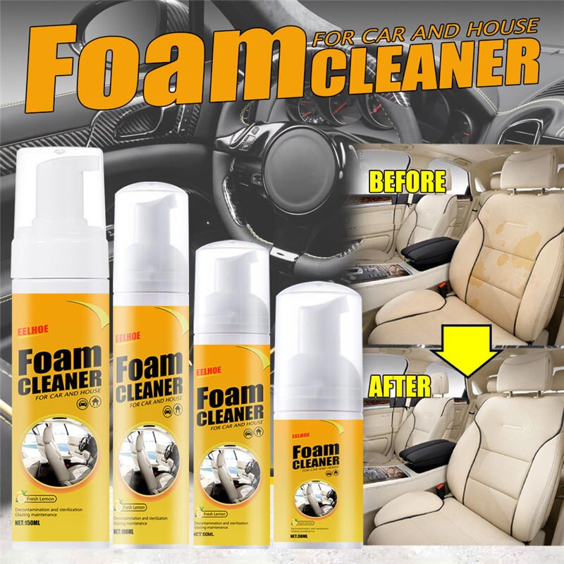 100ml Foam Cleaner Rust Remover Multi-purpose Car Seat House Sofa Clean Tools For Auto Interior Detailing Care Accessories U3