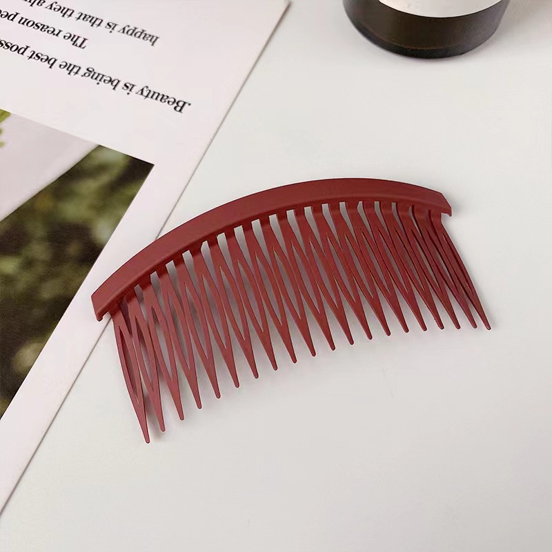 Grampo de cabelo fosco minimalista estilo coreano, franja feminina, estilo de cabelo, acessórios de cabelo elegantes e versáteis para uso diário