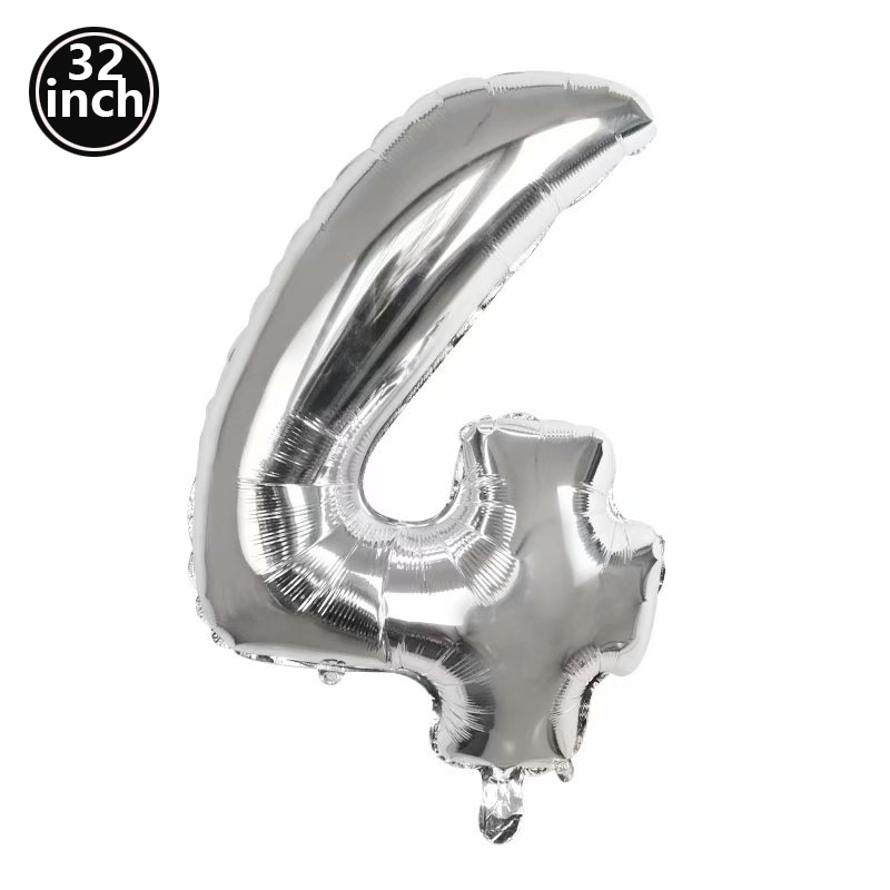 Ballon noir à grands chiffres 32 pouces 0 1 2 3 4 5 6 7 8 9, ballon d'enterrement de vie de jeune fille à chiffres d'anniversaire, décoration de fête Golob