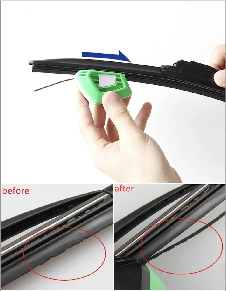 Emergency Wiper Repair Kit Car Repair Tool Windshield Kit Restorer Windscreen Blade Wiperblade Cutter