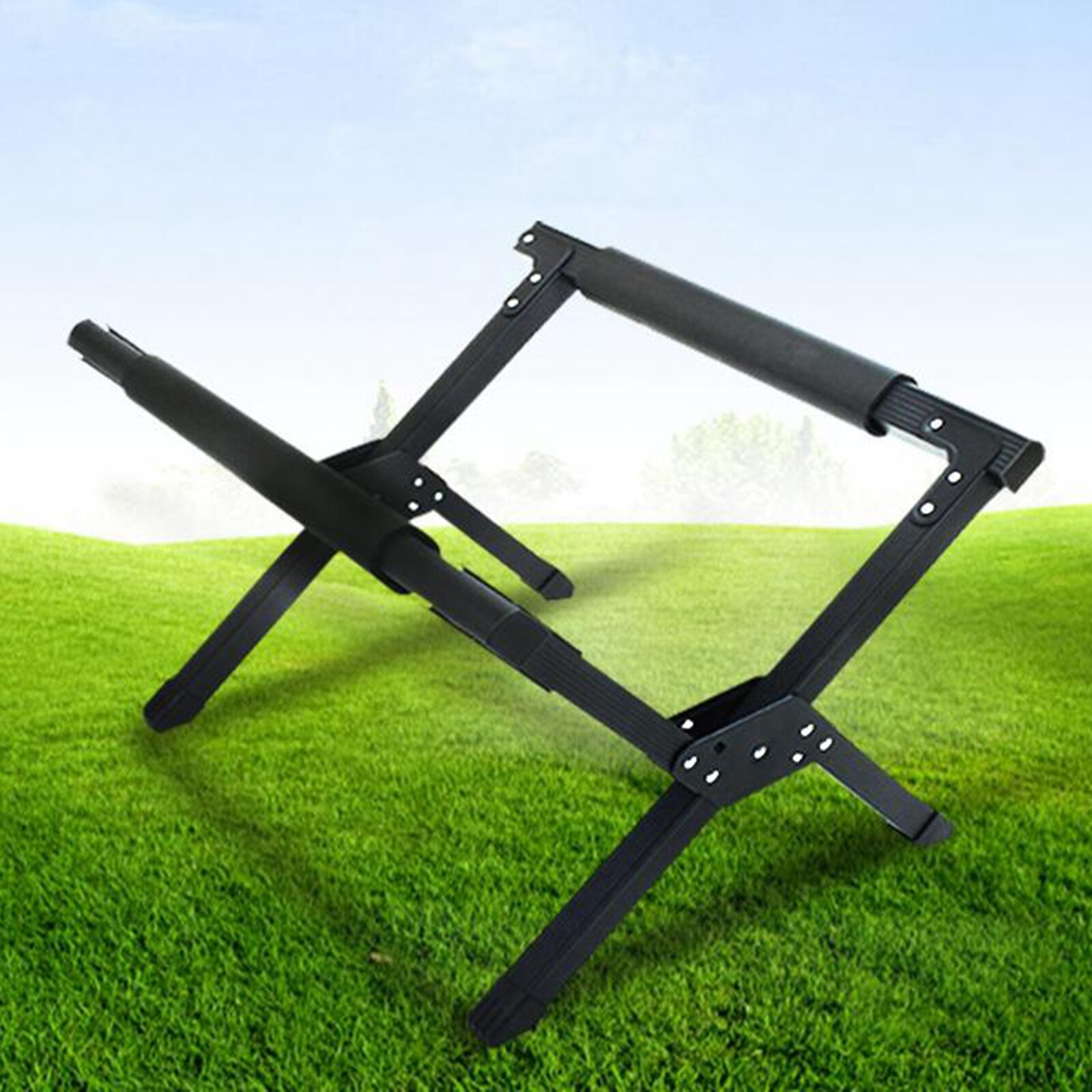 Folding Cooler Box Stand Ice Box Support BBQ Cooking Luggage Holder Rack