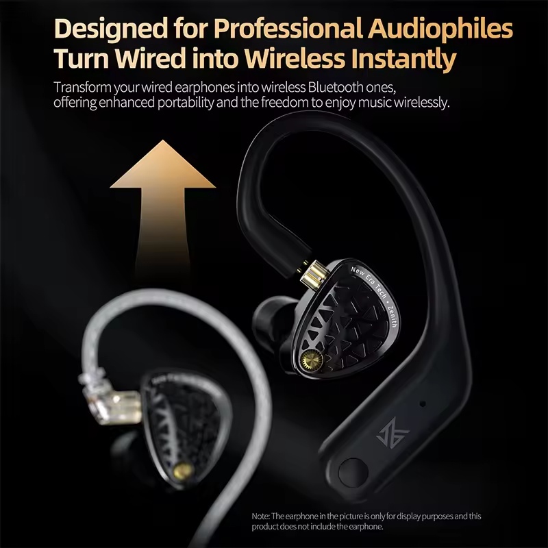 KZ AN01 Headphone Decoder Anc Noise Reduction Wireless Bluetooth 5.4 2-Pin LDAC High-Definition Audio Decoding Customization