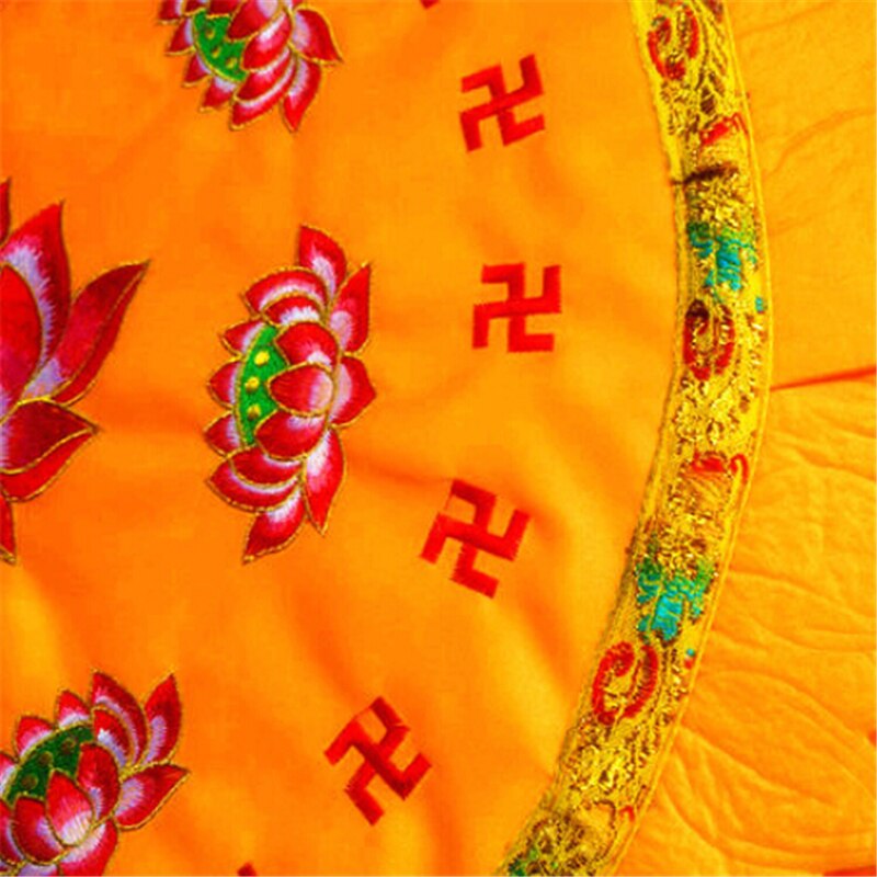 Buddhist Supplies Futon Kuhon Lotus Meditation Mat Handmade Embroidery Lotus Worship Buddha Mat Yoga Mat Temple Decoration