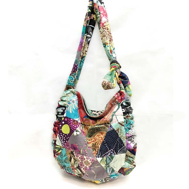 DIY Adjustable Strap Bags Women Handmade Seamless Patchwork Bohemian Shoulder Crossbody Bags Vintage Women's Handbags free: women shoulder bag A