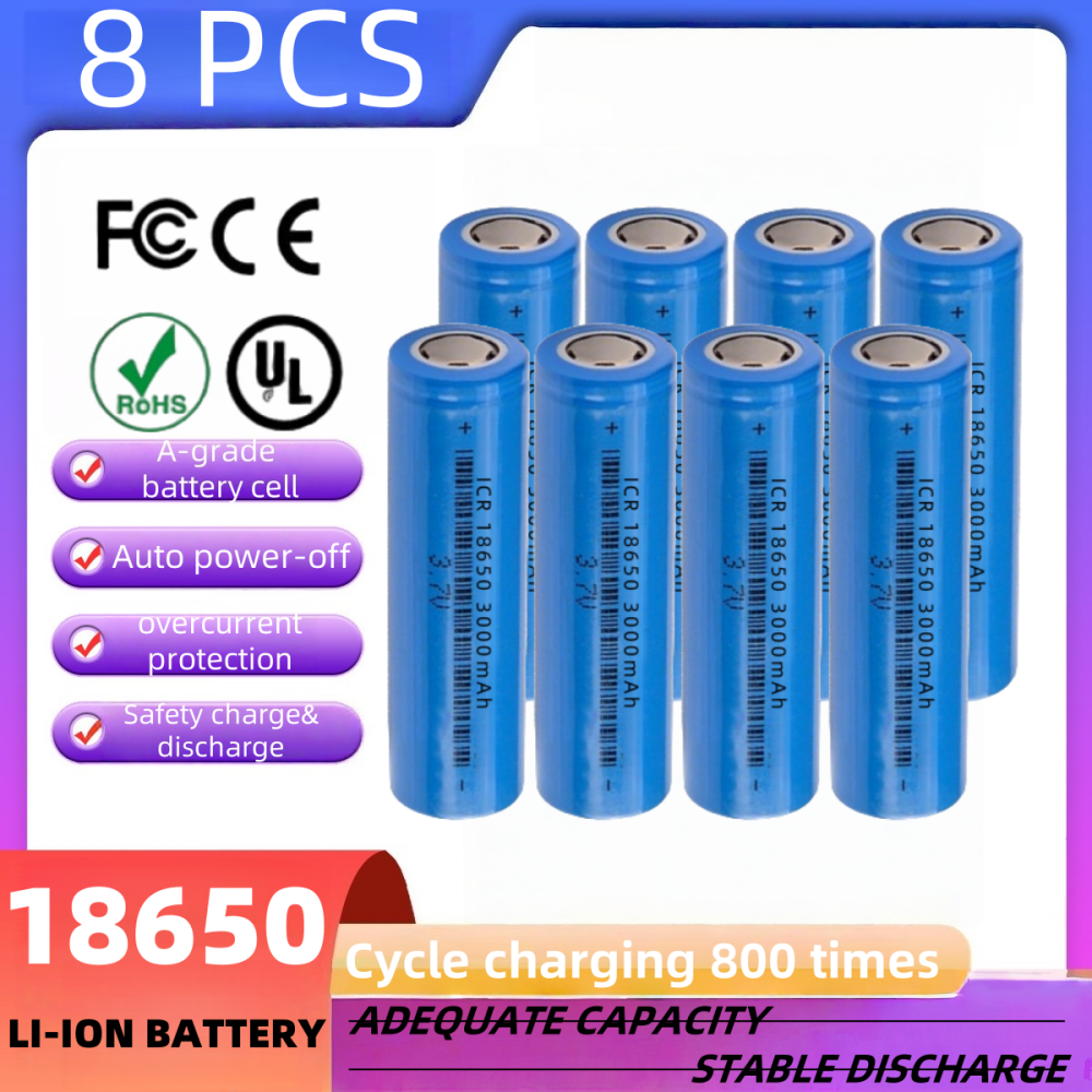 Akumulator litowo-polimerowy LiPo 3,7 V 3000 mAh 18650 robić słuchawek Bluetooth, instrumentów kosmetycznych, kijów robić selfie, sprayów itp.: Beżowy