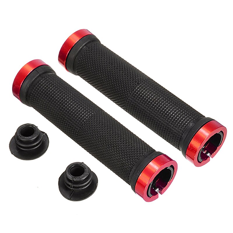 Fiets handvatten 1 paar gripshift mtb fiets stuurhoes handvatten lock-on fixed gear rubber fiets stuur accessoires
