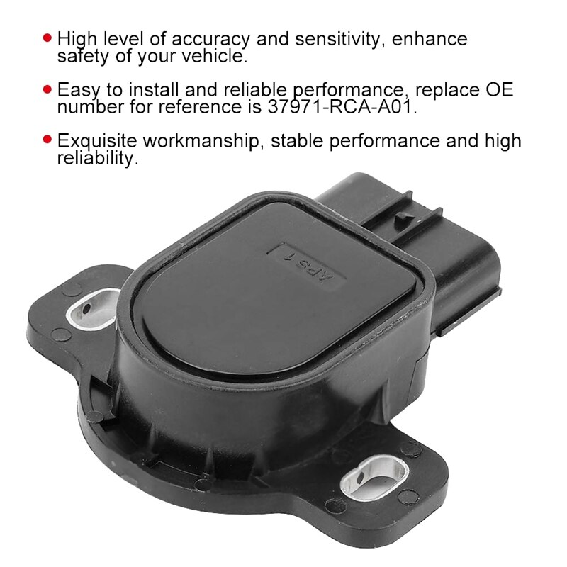 Sensor de posición del Pedal del acelerador del coche, accesorio para Honda Accord Acura CR-V 37971-RCA-A01 37971-RBB-003