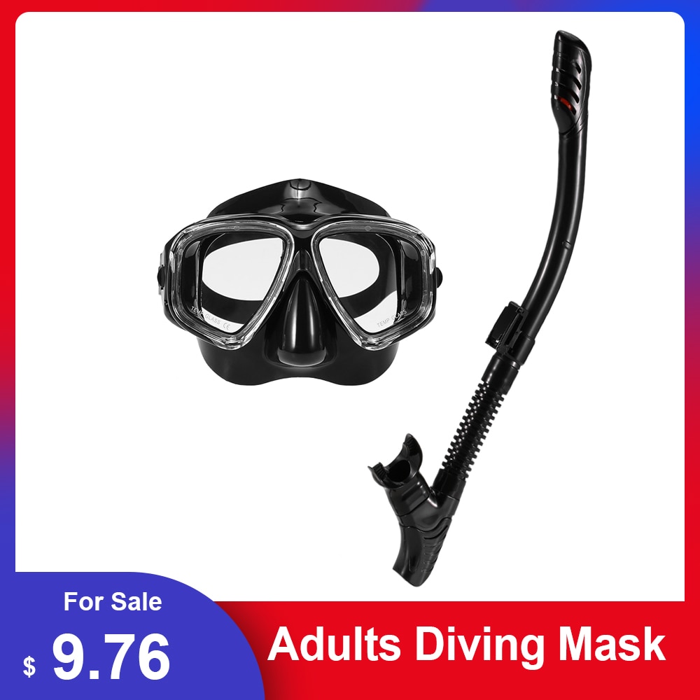 Volwassenen Duikbril Scuba Masker Onderwater Snorkel Set Anti Fog Snorkelen Bril Zwemmen Masker Glas Mannen Vrouwen Duiken Bril