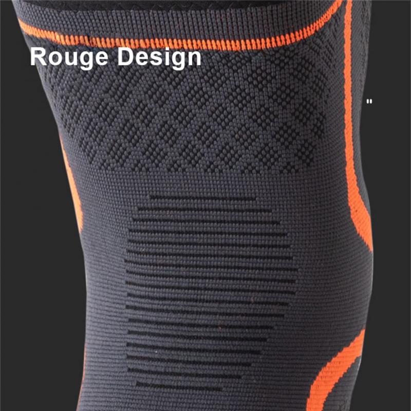 Rodilleras elásticas de nailon para deportes, rodillera de Fitness, equipo de Fitness, soporte para rótula, correr, baloncesto y voleibol, 1 unidad