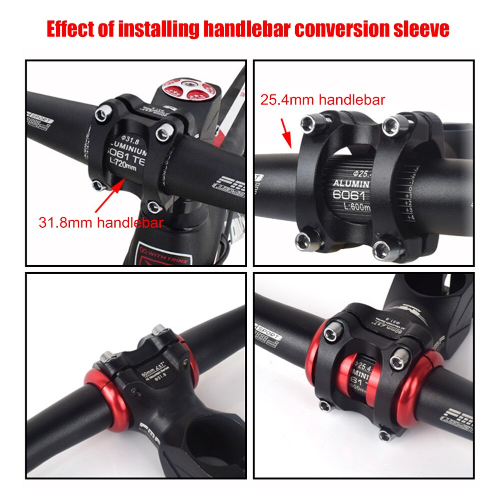 Fahrrad Lenker Gabel Vorbau Steigleitung erheben hoch Verlängerung Lenker Adapter Durchmesser 25,4 bis 31,8mm Verlängerung Köpfe-hoch Radfahren Teil
