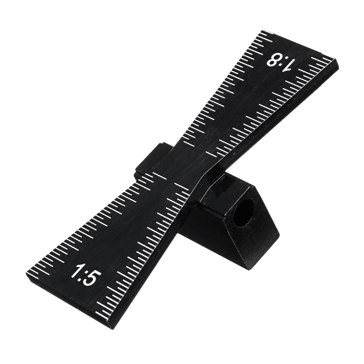 Woodworking Dovetail Marker Aluminum Alloy Dovetail Marking Template 1:5 & 1:8 Wood Joint Gauge With Scale Dovetail Guide Tools