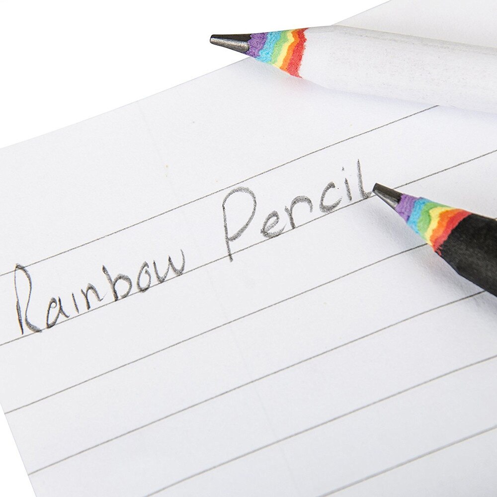 Hb Potlood Regenboog Kleur Potlood Briefpapier Leveringen Tekening Levert Leuke Potloden Voor School Ass Hout Kantoor School Scharen # W3