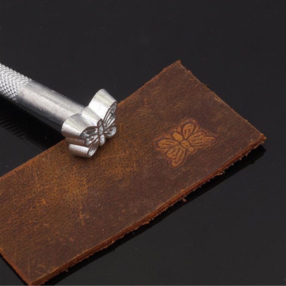 20 Pieces/Set Leather Working Saddle Making Tools Carving Leather Craft Stamps Alloy Leather Tools DIY