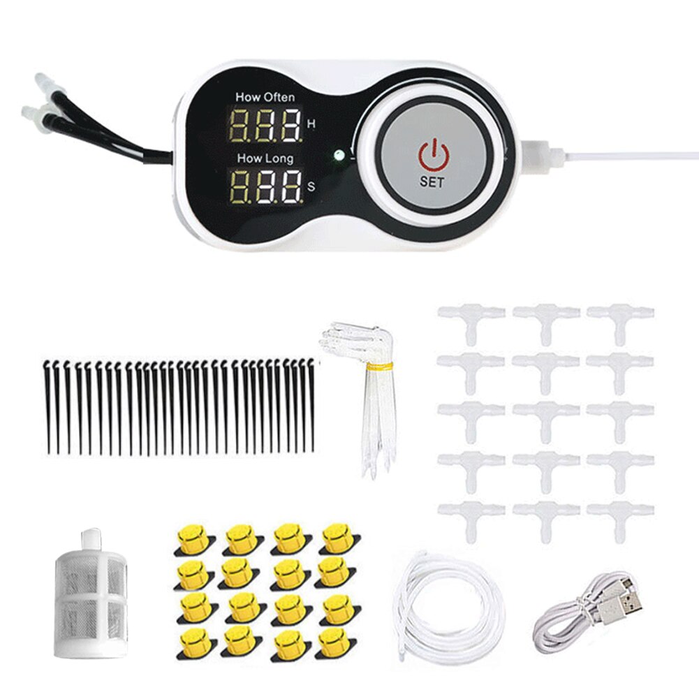 Intelligent Water Irrigation Controller Automatic Flower Watering Device for Balcony Office Garden Irrigation Water Sprayer