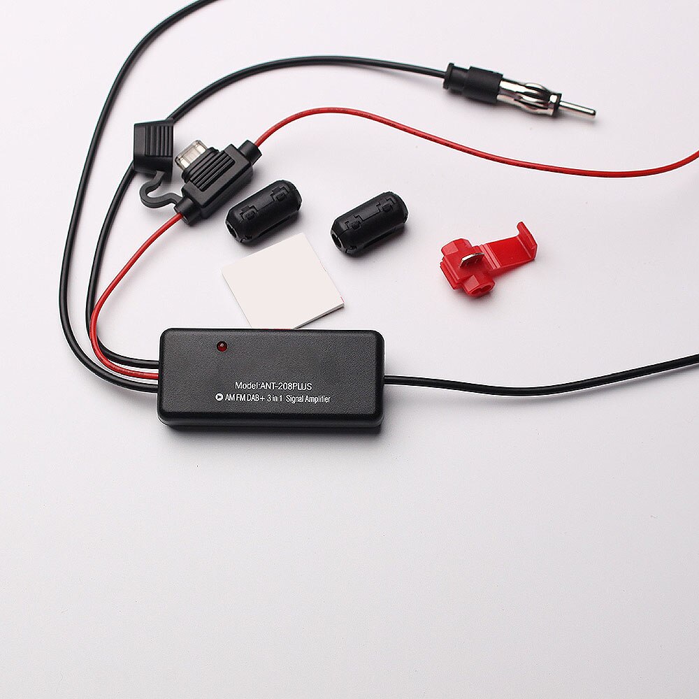 Universal 3 in 1 FM AM DAB Car Vehicle Antenna Radio Signal Amplifier Booster Radio Antenna Amplifier Automobile Parts