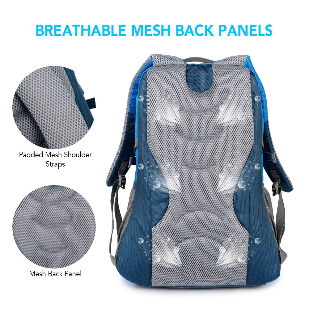 30L Lightweight Hiking Backpack Waterproof Outdoor Sport Camping Climbing Cycling Travel Backpack Daypack Bag Men Women Bag