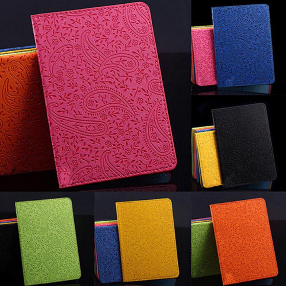 1pc lavendel sedelhållare fodral läder id-kort resebiljettpåse paket passfodral passfodral 10cm*14cm