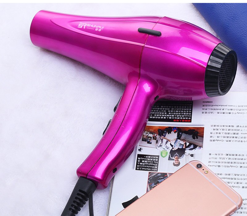 Blue Light Anion Blow Dryer 4000W Power /Cold Wind Hair Dryer Salon Hair Styling 2 Speed 3 Heat Settings F35