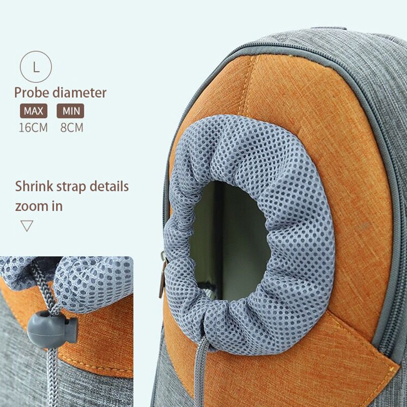 Sac à dos de transport pour chat, sacoche de voyage pour petits chiens, respirant, Portable en plein air, sacs à bandoulière pour animaux de compagnie, accessoires de poitrine