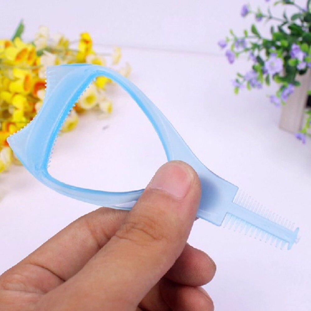 1pc 3 in 1 mascara wimper applicator wimpers gids kaart kam make-up cosmetische tools